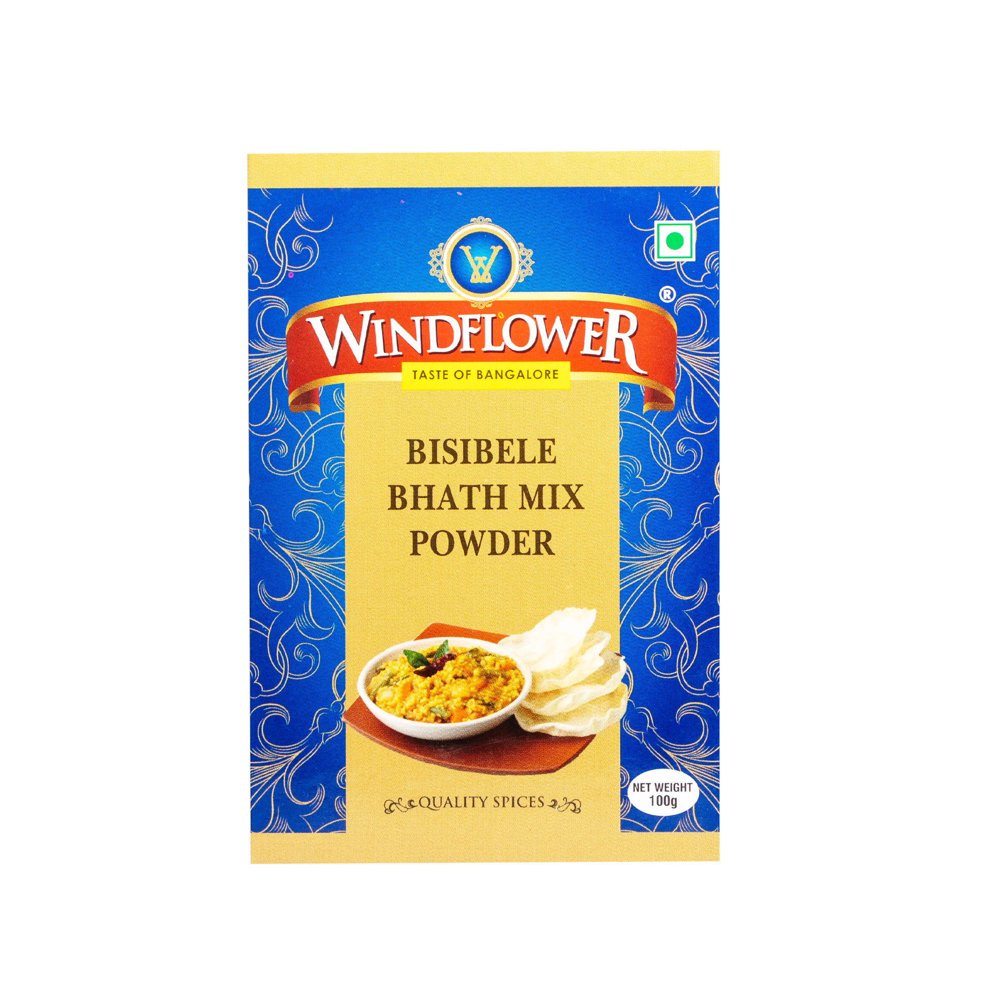 Windflower Bisibele Bhath mix Powder - 100g | Taste of Bangalore | Authentic Karnataka Special