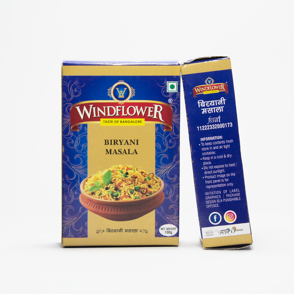Windflower Biryani Masala – Authentic Flavourful Spice Blend (100g)