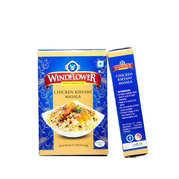 Windflower Chicken Biryani Masala – Authentic Flavourful Blend (100g)