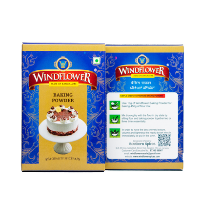Windflower Baking Powder – Double Action, Premium Quality (100g)