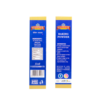 Windflower Baking Powder – Double Action, Premium Quality (100g)