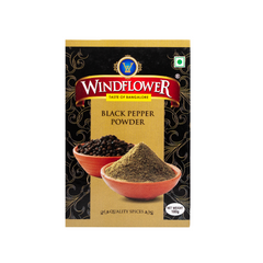 Windflower Black Pepper Powder – Pure & Aromatic Spice (100g)