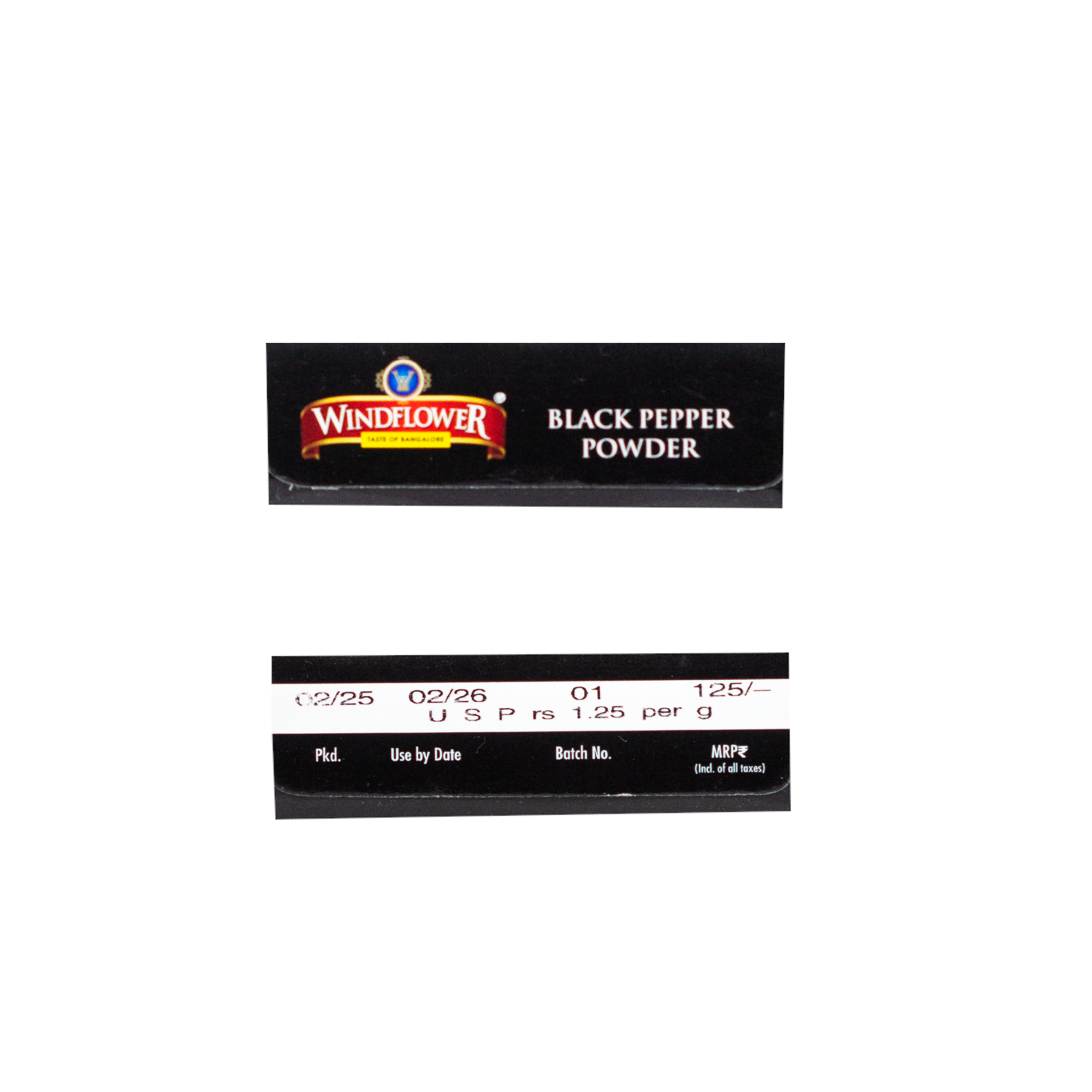 Windflower Black Pepper Powder – Pure & Aromatic Spice (100g)