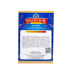 Windflower Chat masala - 100g | Taste of Bangalore | Tangy, Spicy, and Zesty!