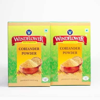 Windflower Coriander Powder - 100g | Taste of Bangalore | The Essence of Every Kitchen!