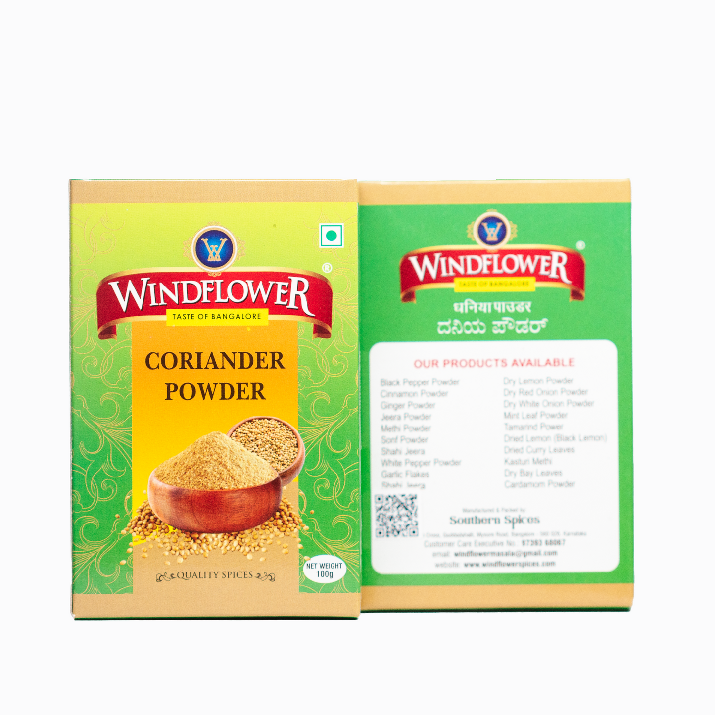 Windflower Coriander Powder - 100g | Taste of Bangalore | The Essence of Every Kitchen!