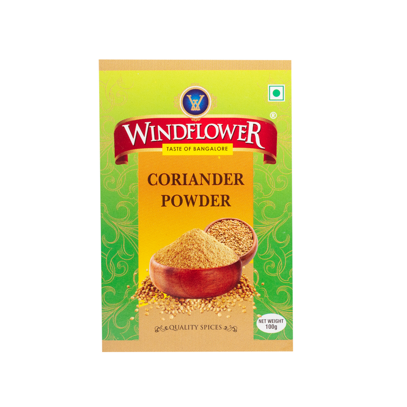 Windflower Coriander Powder - 100g | Taste of Bangalore | The Essence of Every Kitchen!
