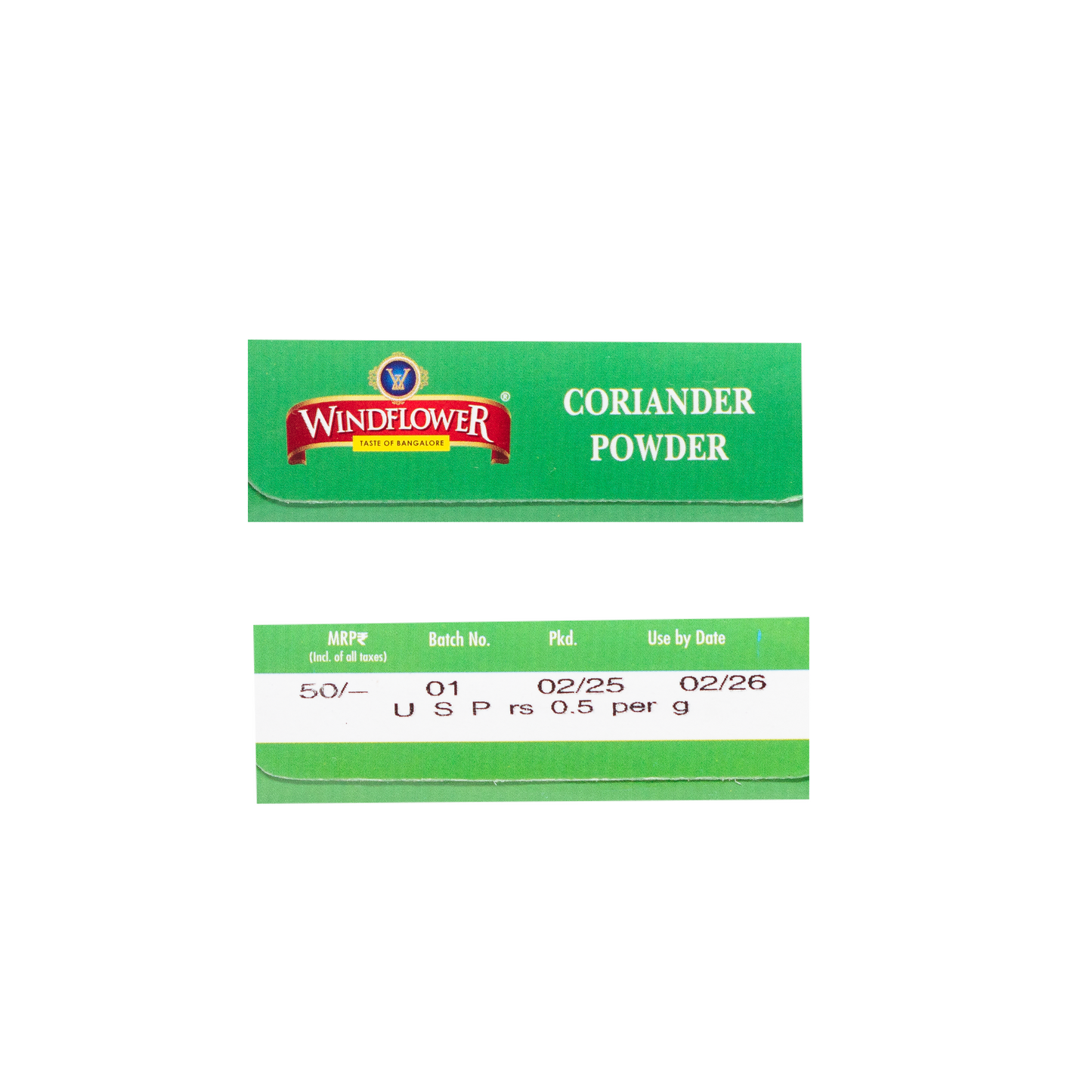 Windflower Coriander Powder - 100g | Taste of Bangalore | The Essence of Every Kitchen!