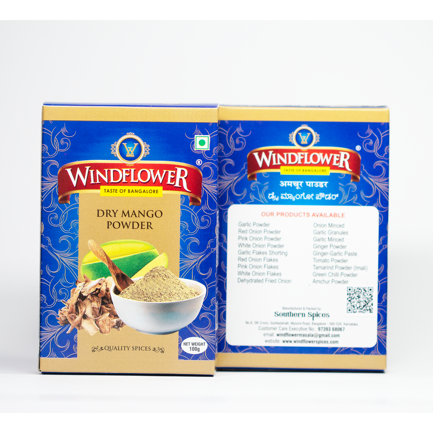 Windflower Dry Mango Powder - 100g |  Taste of Bangalore | Premium Quality Spices