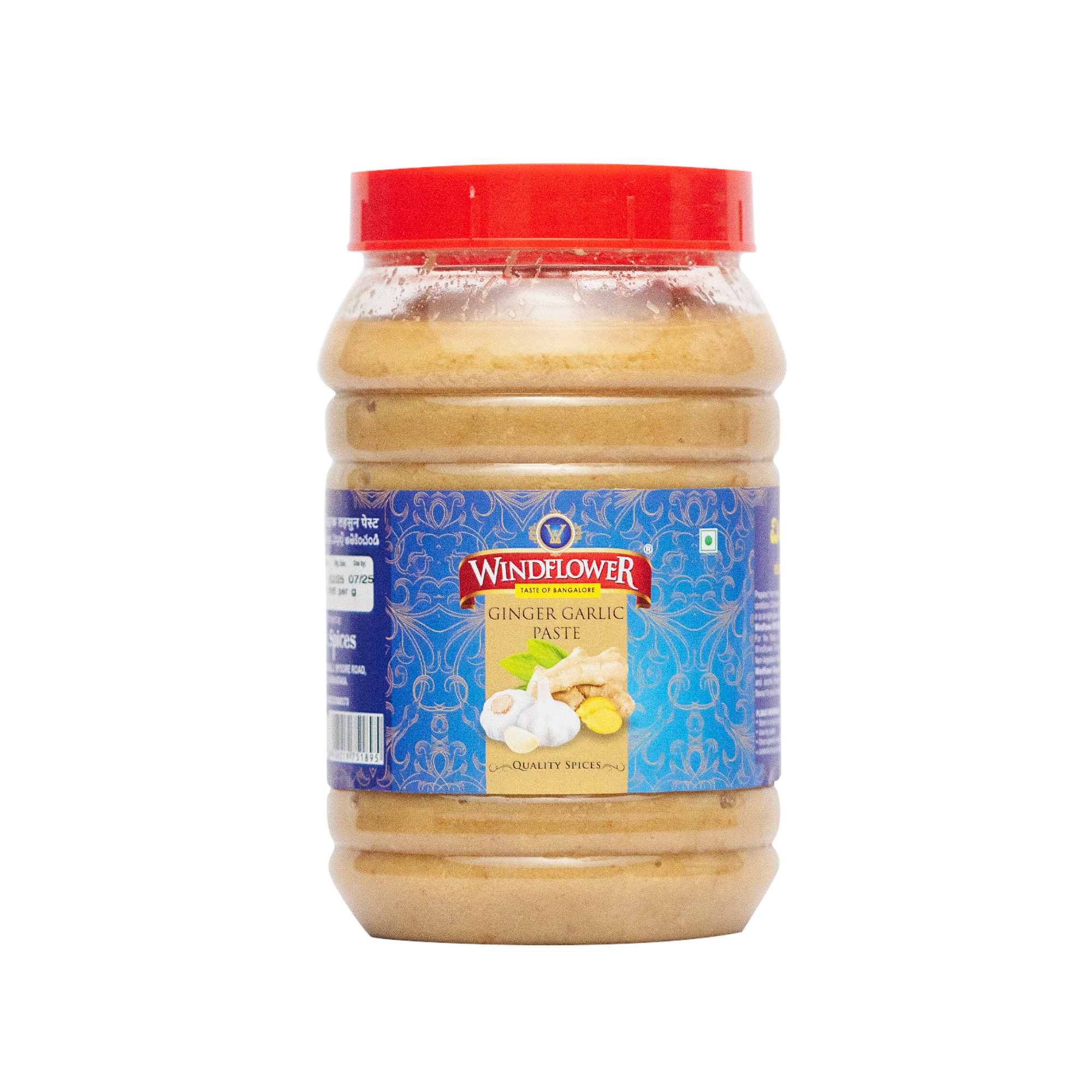 Windflower Ginger-Garlic Paste - 1 kg | Taste of Bangalore | Premium Quality Spices, Premium Quality Spices, Rich Aroma and Freshness