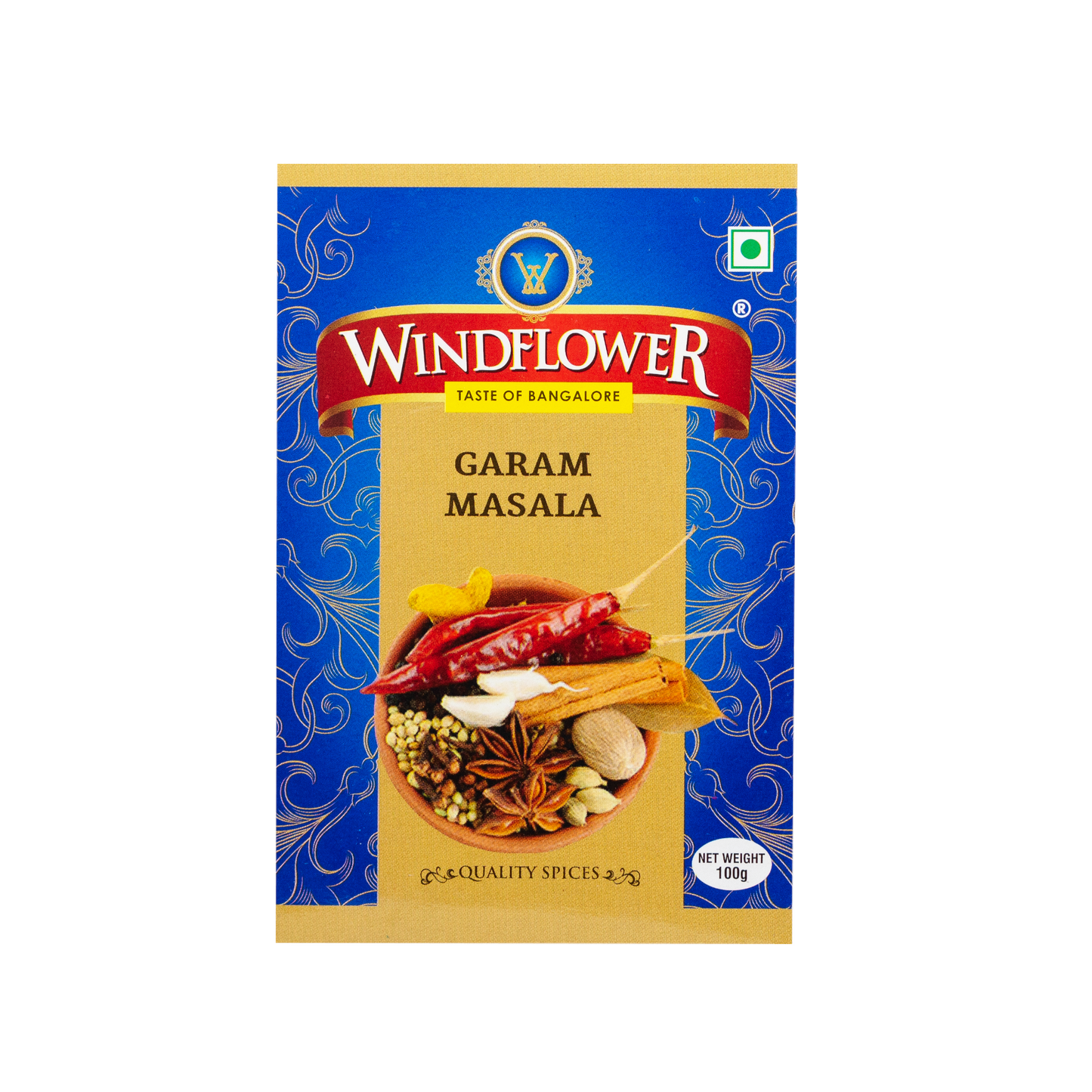Windflower Garam Masala Powder - 100g | Taste of Bangalore | Aromatic spices