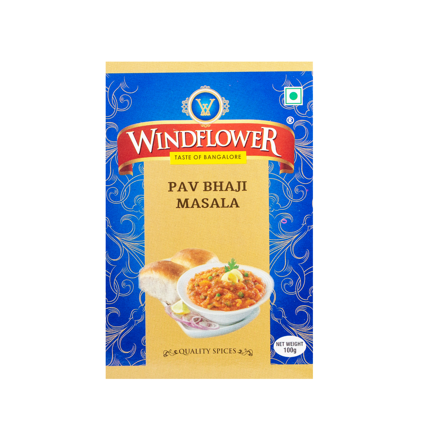 Windflower Pav Bhaji Masala - 100g | Taste of Bangalore | Authentic Mumbai street food flavor