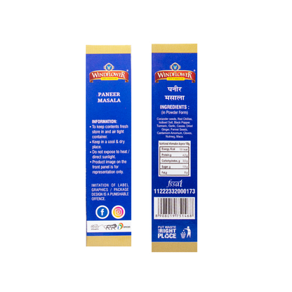 Windflower Paneer Masala | Taste of Bangalore | Blended with aromatic spices, rich flavor, vibrant color,