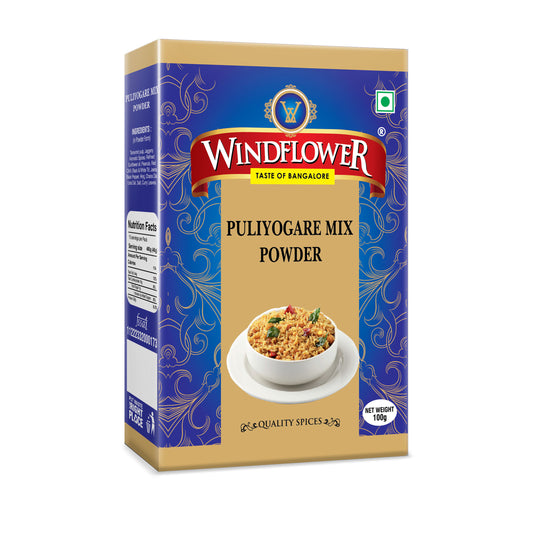 Windflower Puliyogare mix powder 100g | Taste of Bangalore | Authentic South Indian Tamarind Rice Mix