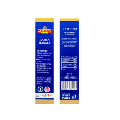 Windflower Rajma Masala - 100g | Taste of Bangalore | Authentic North Indian Spice Blend