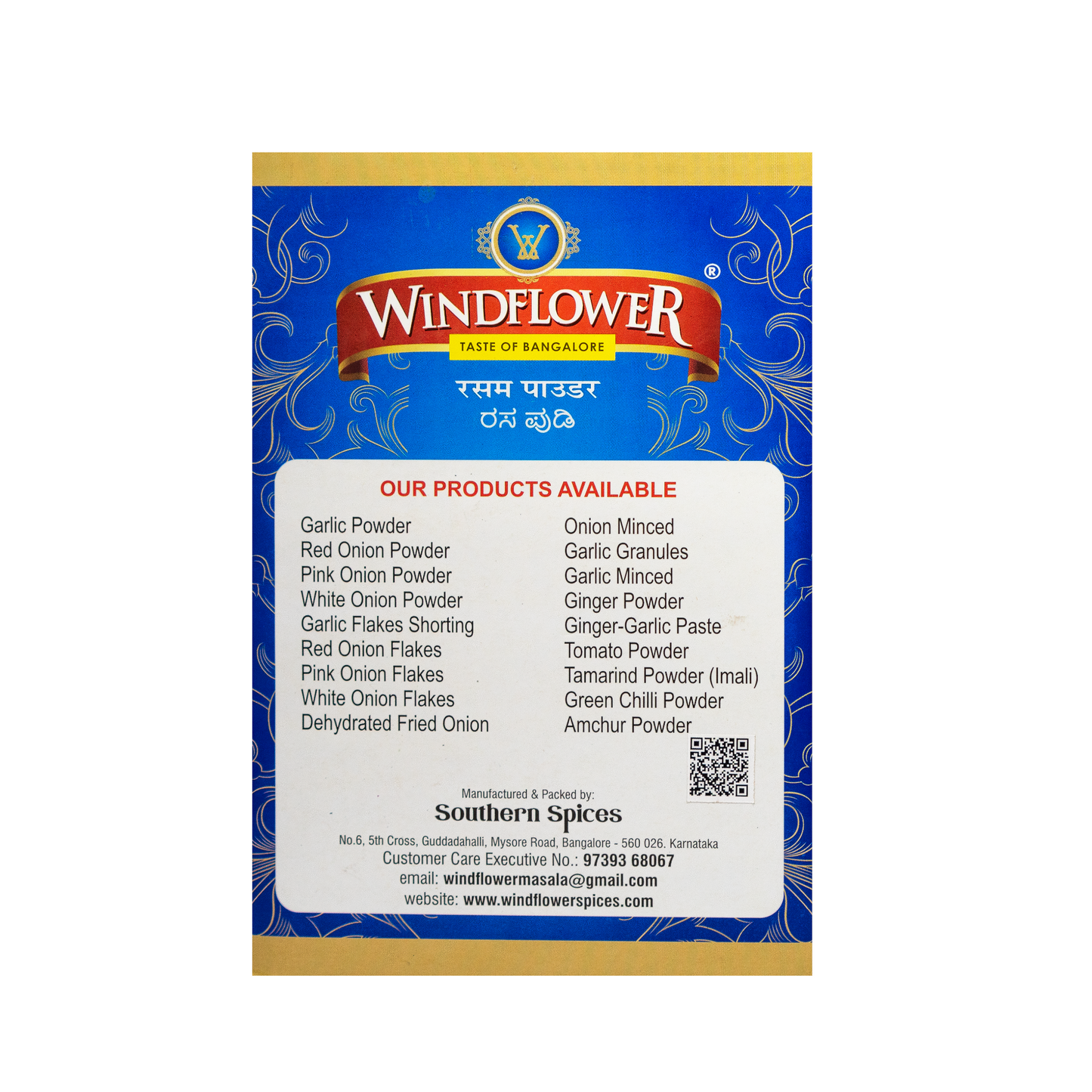 Windflower Rasam Powder - 500 gm | Taste of Bangalore | Authentic South Indian Flavor
