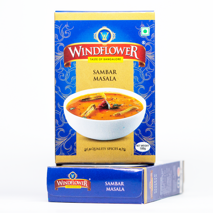 Windflower Sambar Masala - 100g | Taste of Bangalore | Perfect blend South India taste of aromatic spices