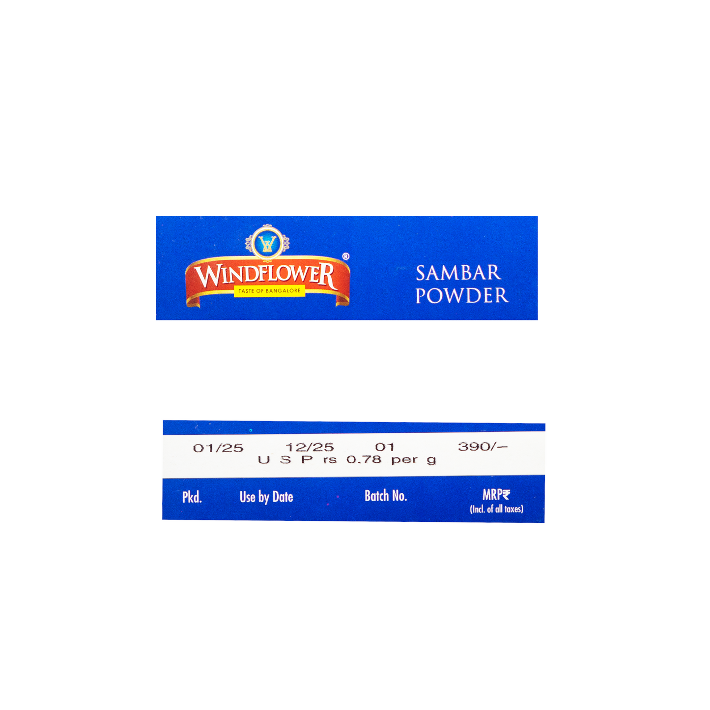 Windflower Sambar Powder 500g | Taste of Bangalore | Authentic South Indian Spice Blend