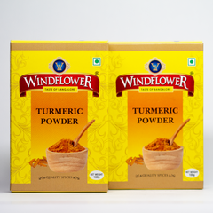 Windflower Turmeric Powder - 100g | Taste of Bangalore | Earthy aroma, authentic flavor and quality
