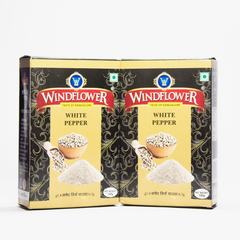 WindFlower White Pepper - 100g | Taste of Bangalore | Authentic North Indian Flavour